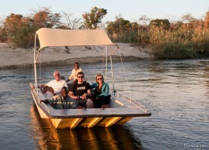 Our small boat for boat trips and fishing